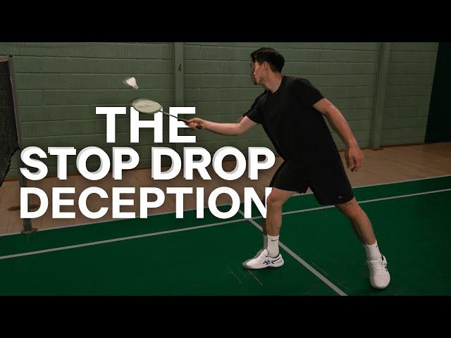 The “Stop Drop” at The Net (Badminton Deception)