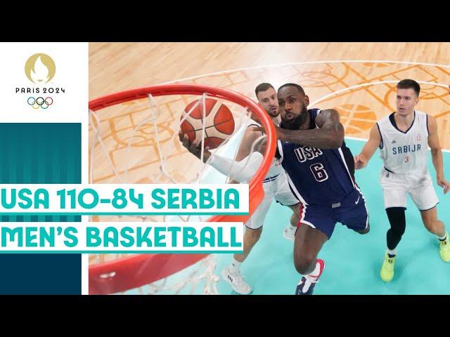 Serbia vs USA | Men's Basketball Group Stage  | Paris 2024 Highlights