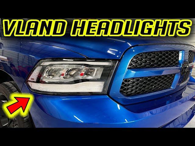 RAM 1500 2500 3500 Vland LED Reflector Headlights