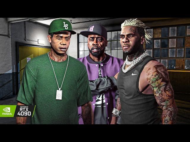 GTA V: 'The Long Stretch' Mission RTX 4090 - Remastered Ultra Graphics Maxed-Out Gameplay [4K]