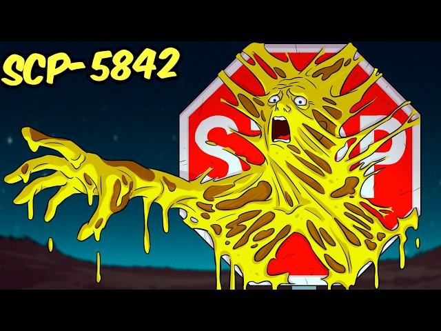 SCP-5842 - Sentient Stalking Stop Sign