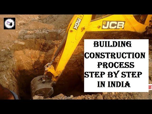 Building / House Construction Process step by step Upto SLAB