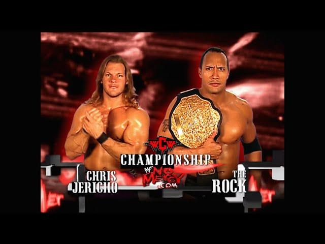 Story of The Rock vs. Chris Jericho | No Mercy 2001