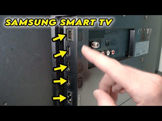 Samsung Smart TV Back Ports Explained (HDMI, Optical, USB, RCA etc..)