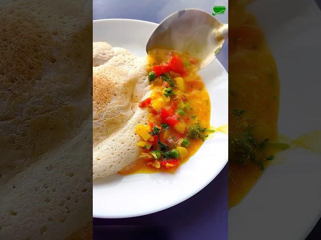 Dosa with besan ki chatni #dosarecipe #dosa #breakfast #shorts #viralshorts #ytshorts #trending