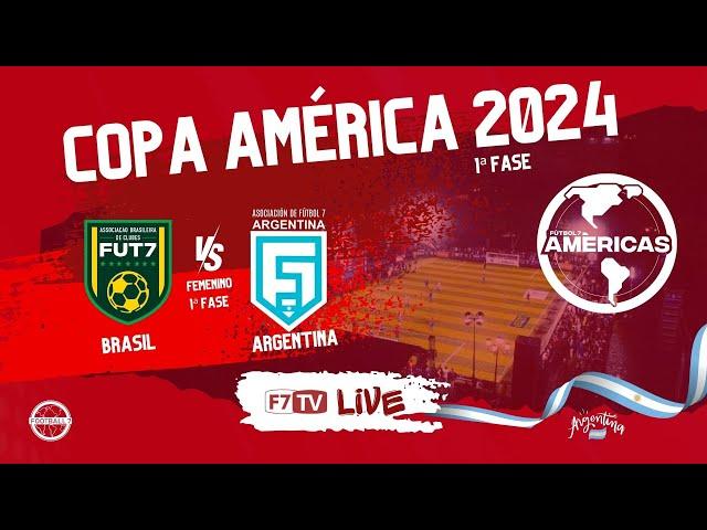 BRASIL X ARGENTINA - COPA AMERICA - FEMININO - ARGENTINA - 2024