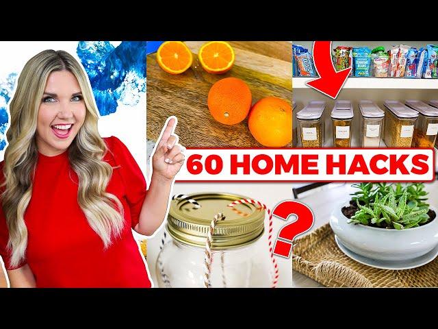 60 Home Hacks that will CHANGE YOUR LIFE!