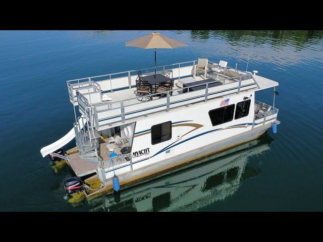 2004 Myacht 12 x 35 Pontoon Houseboat on Norris Lake TN - SOLD!