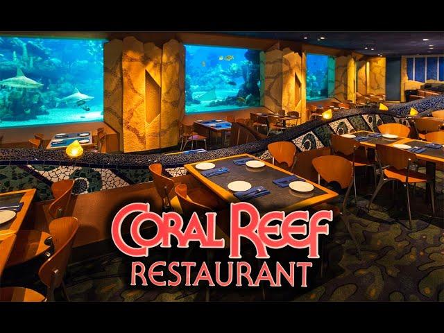 Dine Under the Sea at the Coral Reef Restaurant in EPCOT Disney World!