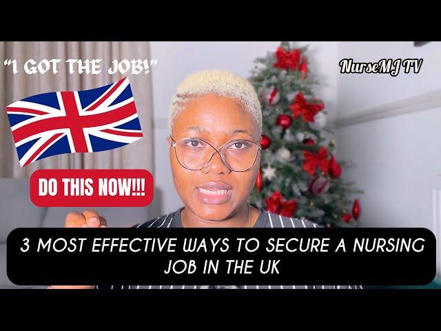 HOW TO GET A NURSING JOB IN UK |2025 