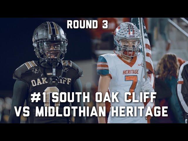 TXHSFB|| Round 3 || South Oak Cliff VS Midlothian Heritage MUST SEE!! #viral