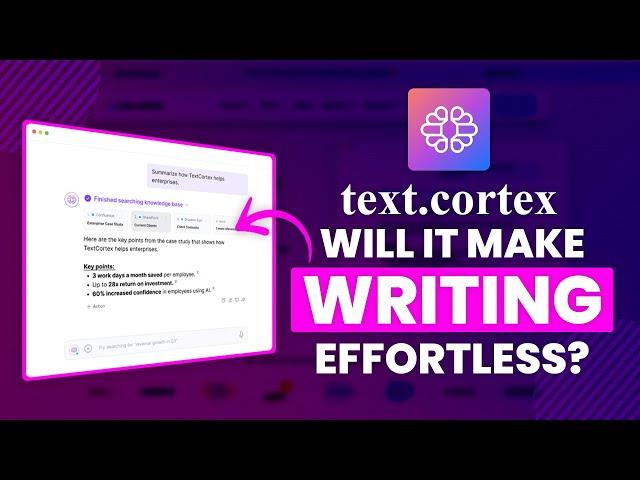 Text Cortex Review 2025 - Will It Make Writing Effortless?