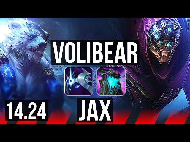 VOLIBEAR vs JAX (TOP) | KR Master | 14.24