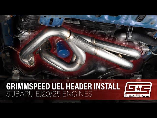 GrimmSpeed Unequal Length Header Install - Subaru EJ Engines