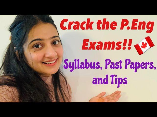 PEO EXAMS SYLLABUS | REFERENCE BOOKS | PAST EXAMS | P.ENG exam preparation