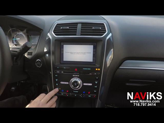 2018 Ford Explorer SYNC 3 NAViKS Motion Lockout Bypass: NAV In Motion