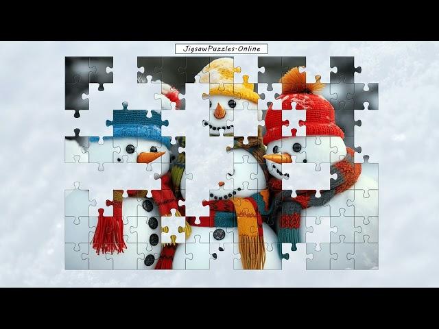 Snowmans Jigsaw Puzzle Online