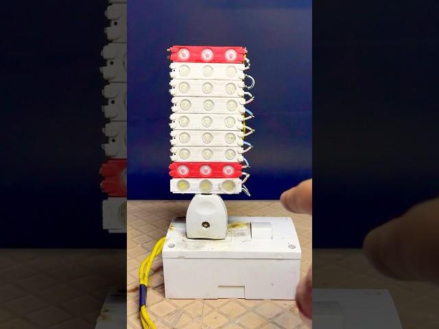 Led stripes vs 220v electricity ️crazy experiment #electrical #experiment #science #ideas