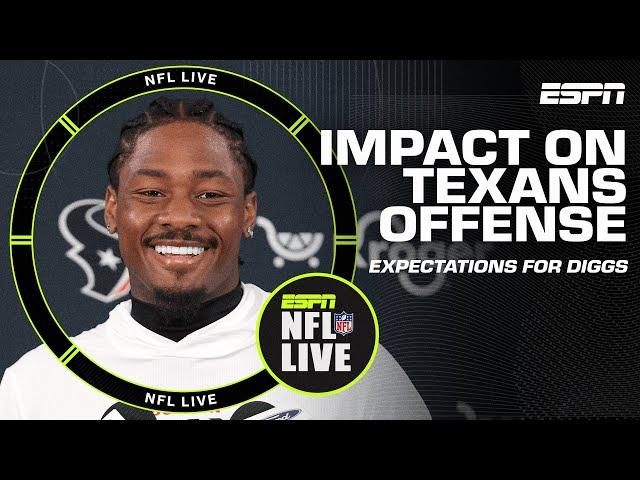 How Stefon Diggs can make an immediate impact on the Texans’ offense | NFL Live