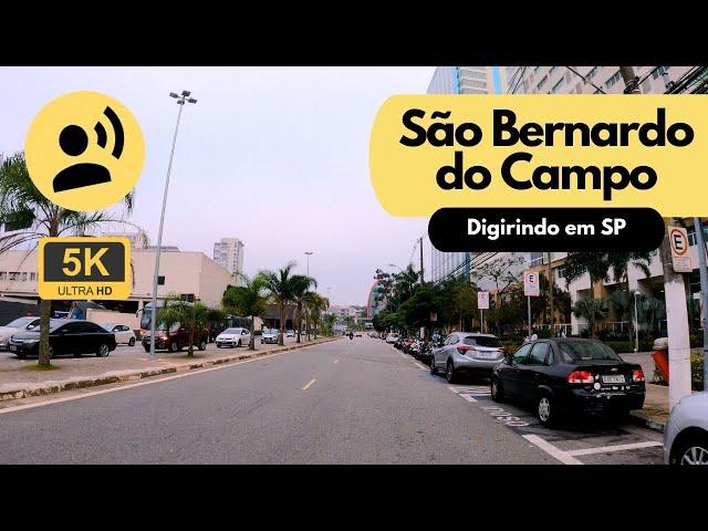 Dirigindo até São Bernardo do Campo, perto do Shopping Metrópole.