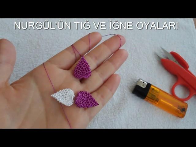 #crochet#puntillas#handmade#318.TIĞ OYASI ÇİLEK YAPIMI