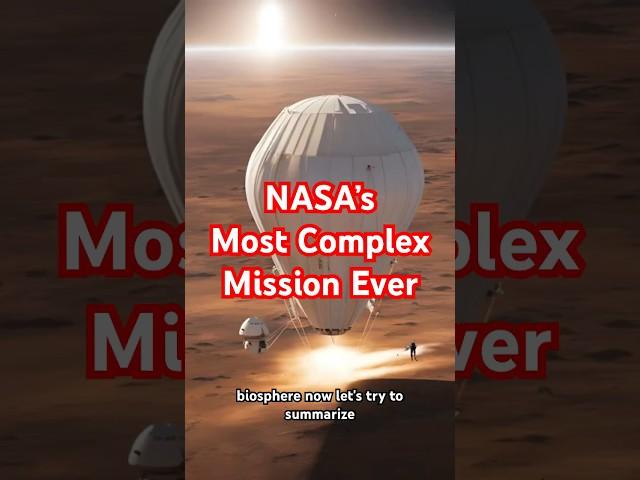 Nasa's Most Complex Mission Ever #mars #news #tech #trending #viralvideo #innovation #space #new