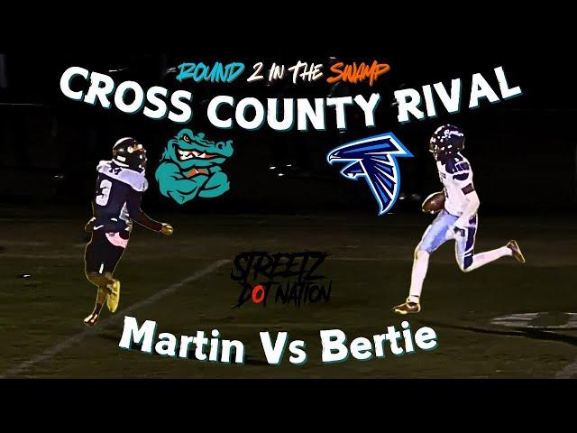 Bertie Falcons & Martin County Gators Down to the WIRE in the Swamp! Cross County & Conference RIVAL