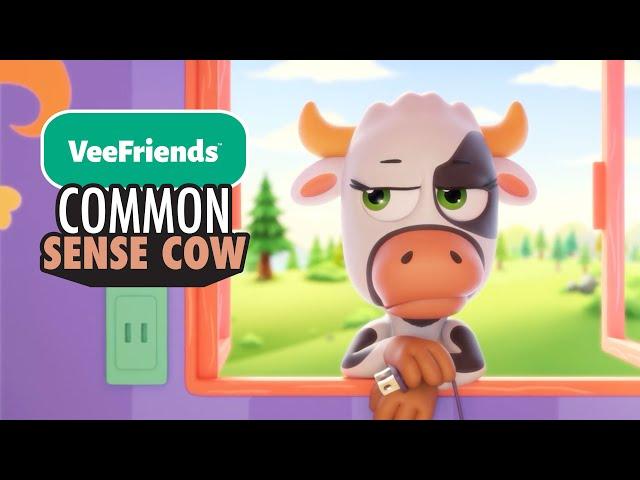 Common Sense Cow in... Udderly Sensible | VeeFriends