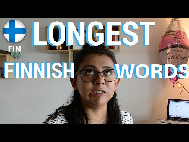 READING FINNISH LONGEST WORDS// My Suomi Finland