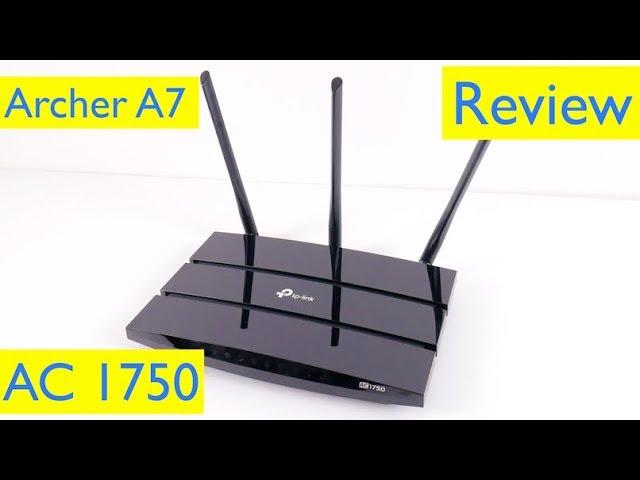 TP-Link AC1750 Smart WiFi Router Setup and Review - Archer A7
