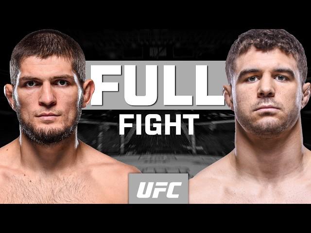 Khabib Nurmagomedov WINS THE BELT  | FULL FIGHT