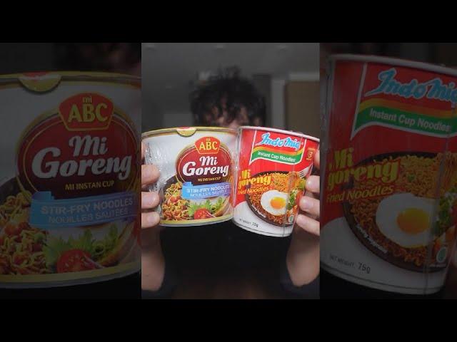 Indomie Mi Goreng VS ABC Mi Goreng (blind taste test)