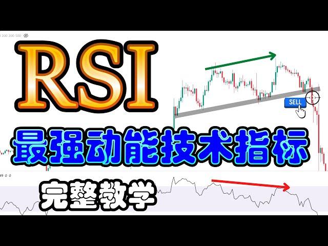 【RSI技术指标完整教学】RSI高胜率的背离交易策略|RSI基本介绍|RSI通用的用法以及它的致命缺点|4种RSI背离的完整教学|3种RSI背离的交易策略|交易新手必学的技术分析指标