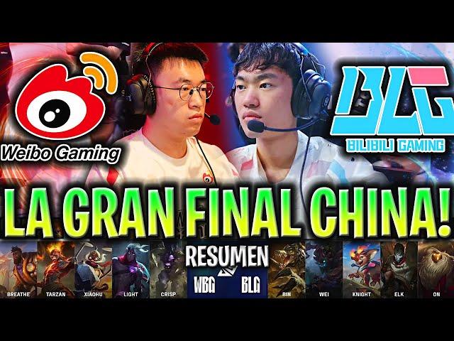 LA GRAN FINAL DE LA LPL AL MÁXIMO NIVEL! - BLG vs WBG Resumen Completo FINAL LPL SUMMER 2024