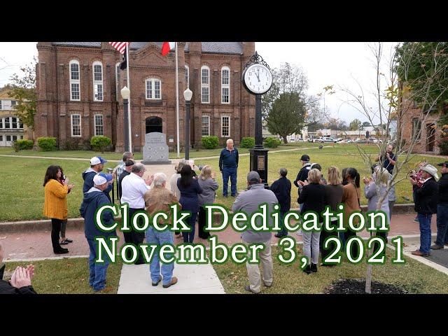 Shelby County Courthouse Clock Dedication