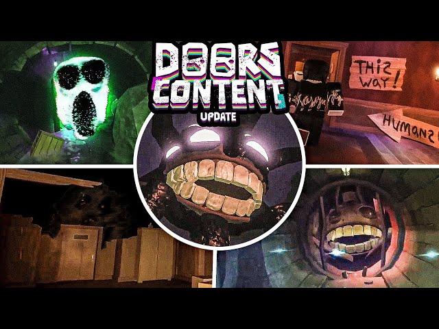 DOORS: CONTENT UPDATE! (New Entities, Rooms & Items) - DOORS [The Content Update] LIVE