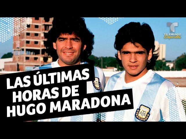 Revelan como fueron las últimas horas de Hugo Maradona | Telemundo Deportes