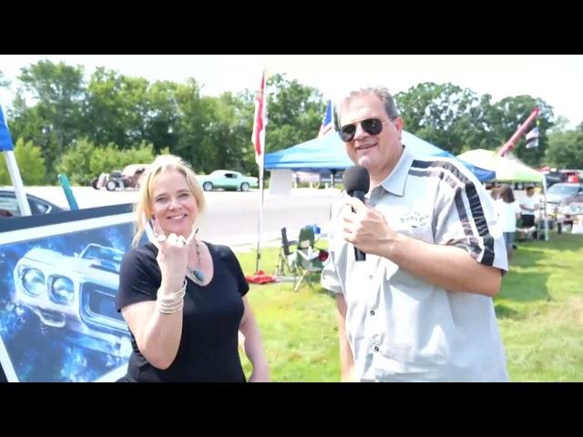 Rockin Chalk Car Art at NH Muscle Cars Summer Sizzler - Rock Your Ride