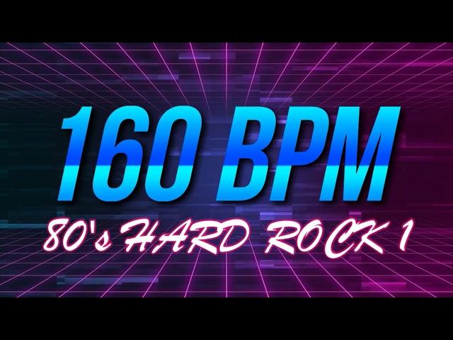 160 BPM - 80's Hard Rock - 4/4 Drum Track - Metronome - Drum Beat