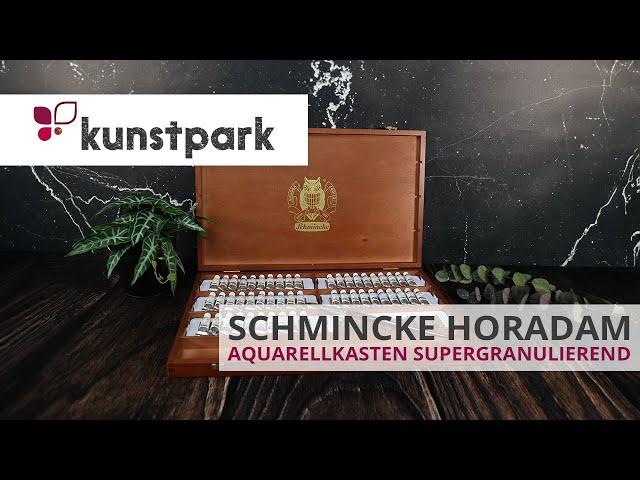 Schmincke HORADAM Aquarellkasten Supergranulierend - Produktvorstellung