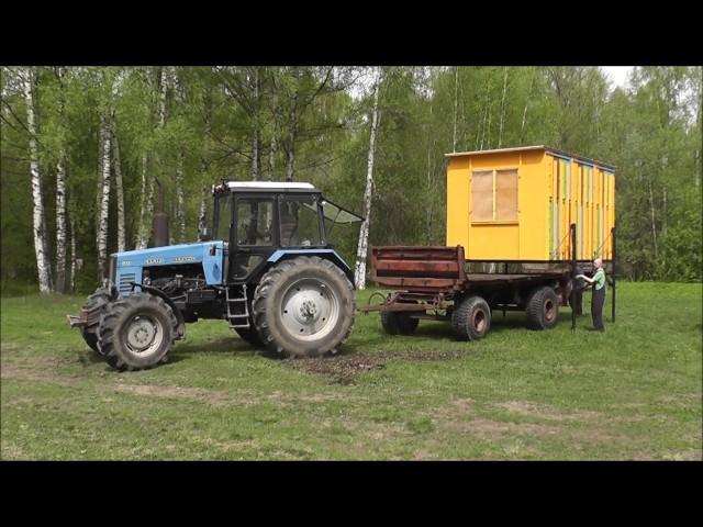 готовим очередной павильон к перевозке на новое место  Пасека Берендей
