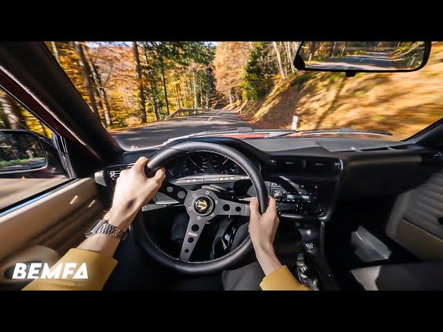 BMW E30 318is - POV Autumn Mountain Run | Intake + Exhaust Sound | 4K