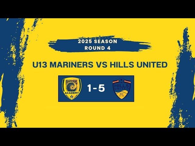 U13 Mariners vs Hills United