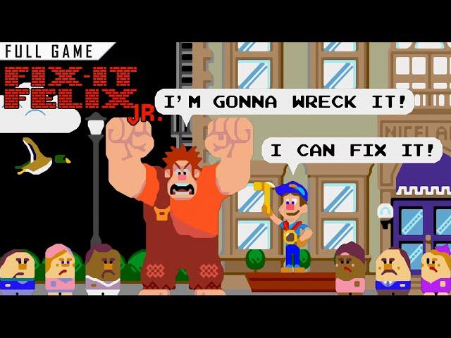 Fix-It Felix Jr. | Sega Genesis | Full Game