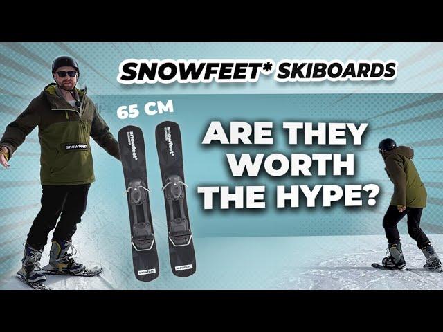 Are Snowfeet* Snowblades 65 a Good Fit For You? | Short Ski | Skiblades