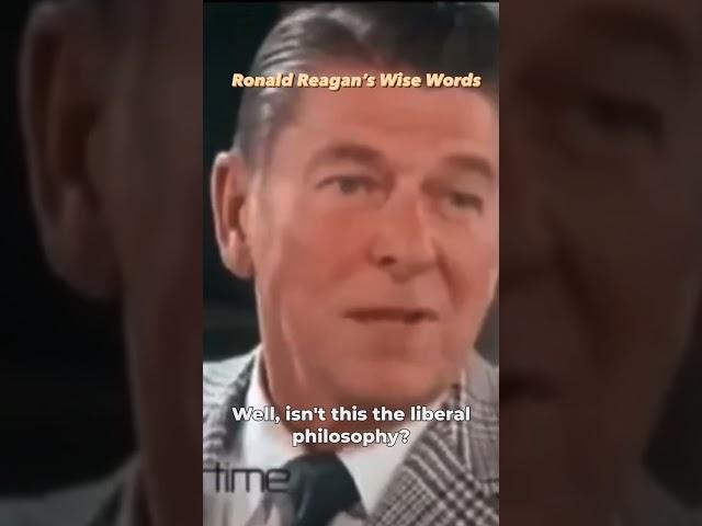 Reagan: If Fascism Comes To America, It Will Come In The Name of Liberalism