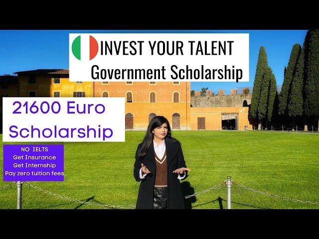 Government of Italy offers scholarships for international students to study in Italy - 2023