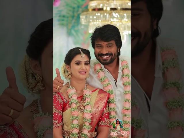 Vijay TV serial hero and heroine Vetri Vasanth and Vaishnavi Sundar engagement celebrationfamily