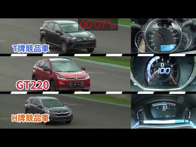 U6 GT220 0~100km/h加速性能實測