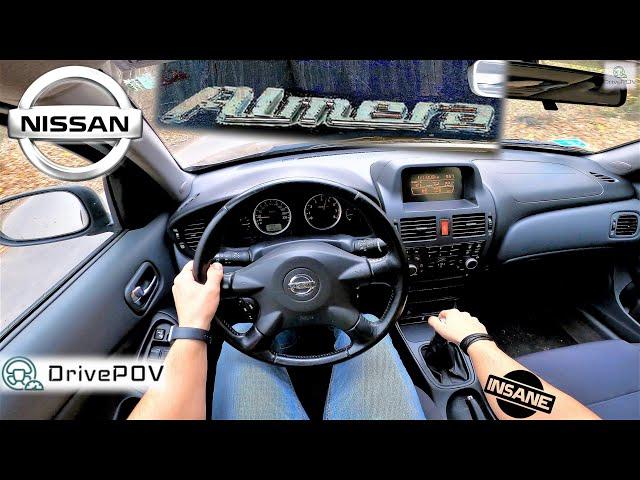 Nissan Almera II 2004 | 98HP-136NM | POV TEST DRIVE, POV ACCELERATION, POV REVIEW | #DrivePOV